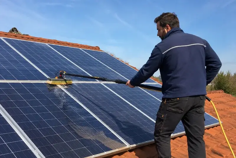 Nettoyage et entretien de panneaux solaires à Gourhel